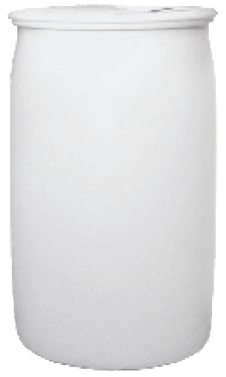 Fût SLZ MH blanc en plastique PEHD
