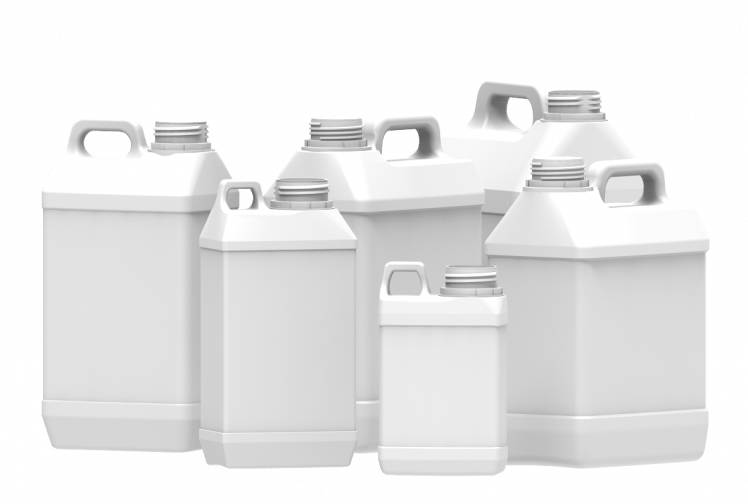 Jerrican en plastique de 500ml à 4L